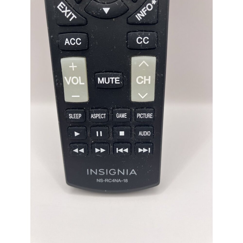 Remote Control ( Clean Contacts ) - INSIGNIA NS-R4NA-18 - Picture 2 of 5